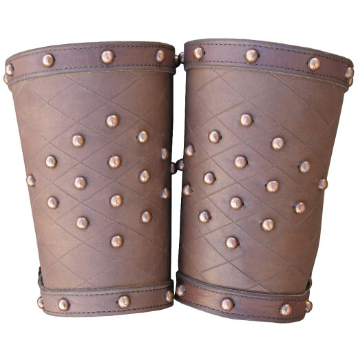 Leather bracers - fantasy (pair)