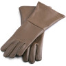 Historické kožené rukavice - hnědé