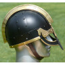 Viking helmet de luxe Gyllir with brass fittings
