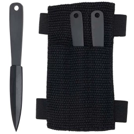 Throwing knives, 3pcs in forearm holster