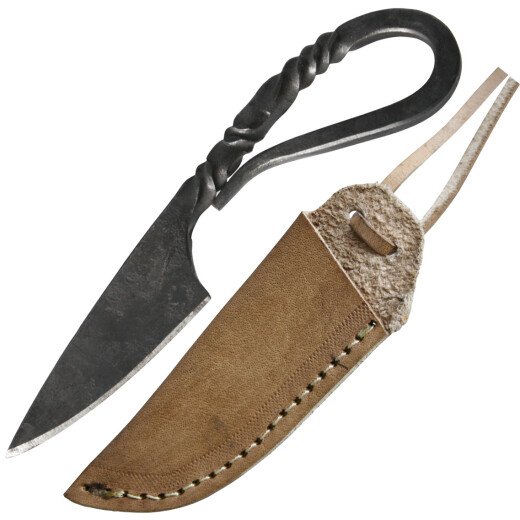 Středověký nůž celoocelový