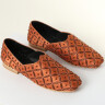 Copper-colored shoes with decorations, Sale