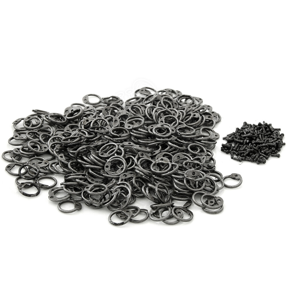 8mm Solid Chainmail Rings for Riveted-Solid Mail - 4kg Pack - Ironskin