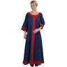 Early Medieval Dress Isabel, blue-red