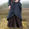 Středověká spodnice, spodnička, spodní sukně, hnědá