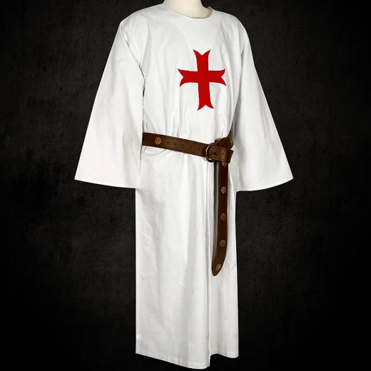 Bílá tunika s Templářským křížem