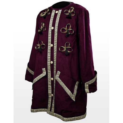 Captain Coat wine red with Gold Braid