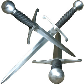 Renaissance dagger with wooden dagger