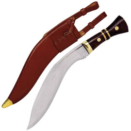 Gurkha Knife Khukri with leather scabbard