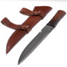 Seax knife with sheath