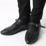 Medieval women low shoes with decorated vamp, SALE