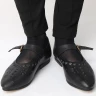 Medieval women low shoes with decorated vamp, SALE