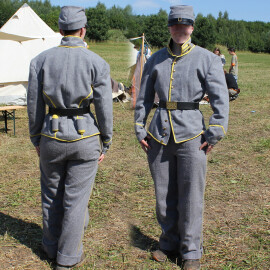 Infanterieuniform der Konföderierten, Amerikanischer Bürgerkrieg
