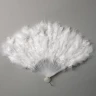 Hand fan from genuine feathers