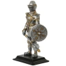 Medieval knight with mace and shield, figure