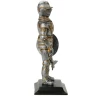 Medieval knight with mace and shield, figure