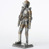 Tin knight statue in Tornament Armor with Armet
