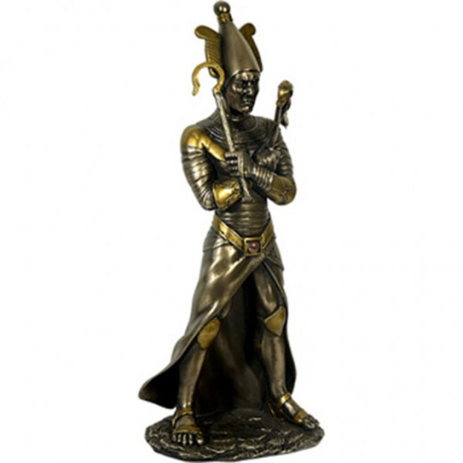 Bůh Osiris, bronzová soška