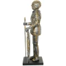 Knight in a gilded armor, 55cm figure