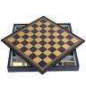 Šachovnice modro-zlatá 33cm