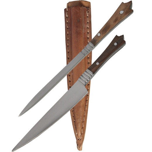 Středověký příbor: nůž a šídlo