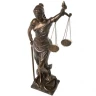 Bohyně spravedlnosti, socha Justice z imitace bronzu