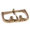 Medieval brass buckle IVD, 1350-1400