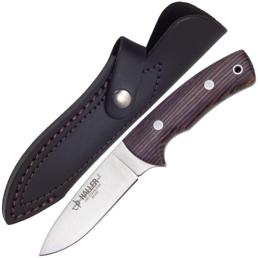 Hunting knife with rosewood handle