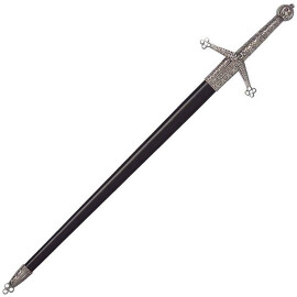 Claymore short sword with scabbard