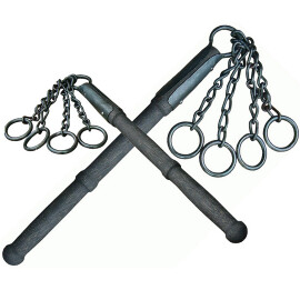 Flail with four rings