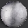 Simple domed round shield - 55cm