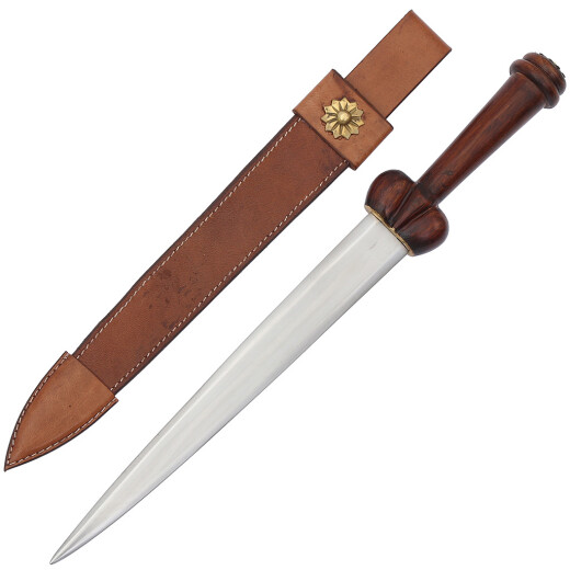 Ballock dagger with scabbard