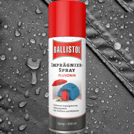 Textile Impregnation Ballistol Pluvonin 200ml Spray