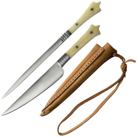 Medieval set of knife and pricker