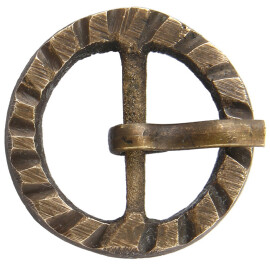 Brass buckle No. 4, Late Middle Ages