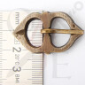 Brass buckle No. 21, Late Middle Ages
