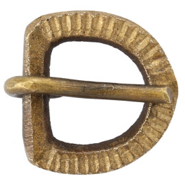 Medieval small notched buckle