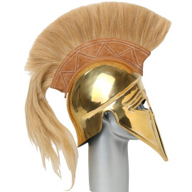 Corinthian helmet with plume