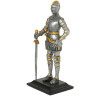 Knight with heraldic lions on the breastplate, figure