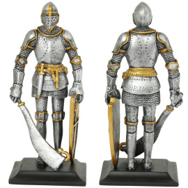 Knight holding a falchion, figure