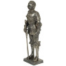 Knight in a richly fluted armor, figure