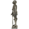 Knight in a richly fluted armor, figure