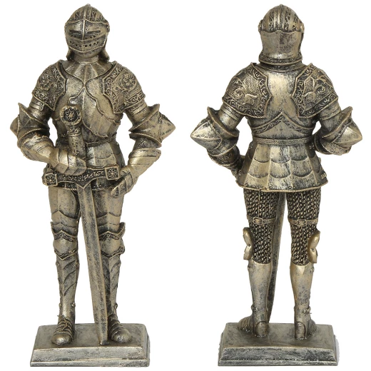 Knight with filigree armor, figure