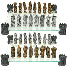 Šachové figurky Rytíři a Draci