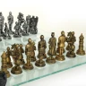 Chess set Knights with pawns