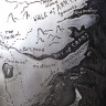 Schild mit der Karte von Westeros, Game of Thrones