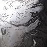 Schild mit der Karte von Westeros, Game of Thrones