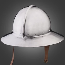Kettle hat, 14th and 15th cen., 2mm