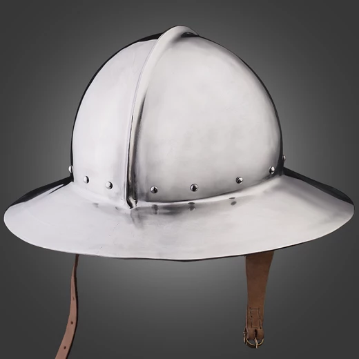 Kettle hat, 14th and 15th cen., 2mm