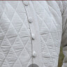 Long Gambeson with buttons, natural